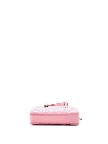 Christian Dior Lady D-Joy Bag Cannage Quilt Iridescent Patent Medium (view 2)