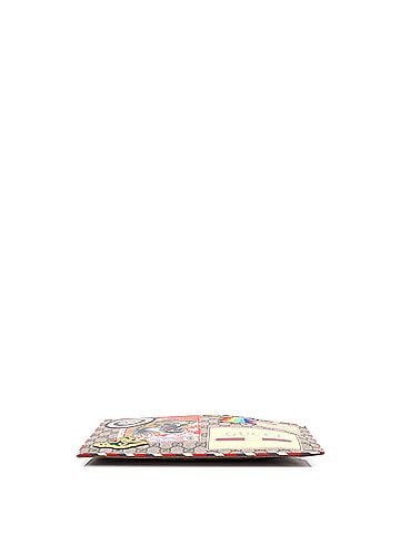 Gucci Courrier Pouch GG Coated Canvas with Applique (view 2)