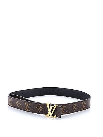 Louis Vuitton LV Initiales Reversible Belt Monogram Canvas and Leather Medium (view 2)