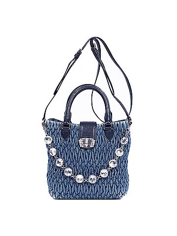 Miu Miu Crystal Top Handle Tote  (view 1)