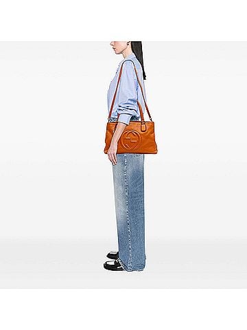 Gucci Medium Leather Soho Working Satchel (view 2)