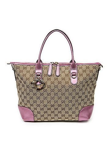 Gucci Bamboo Heart Bit Zip Tote  (view 1)