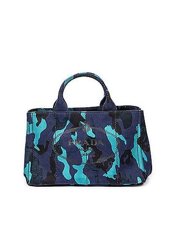 Prada Medium Camouflage Canapa Tote  (view 1)
