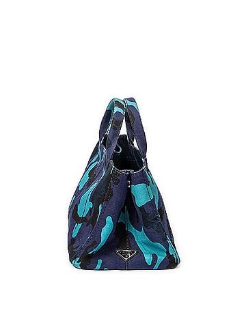 Prada Medium Camouflage Canapa Tote  (view 2)