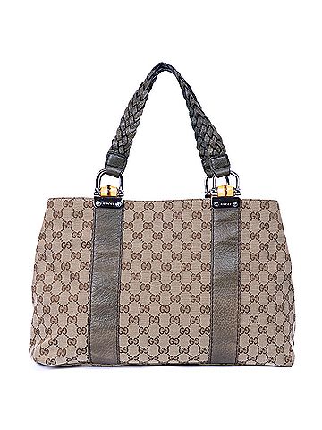 Gucci Medium Bamboo Bar Tote  (view 1)