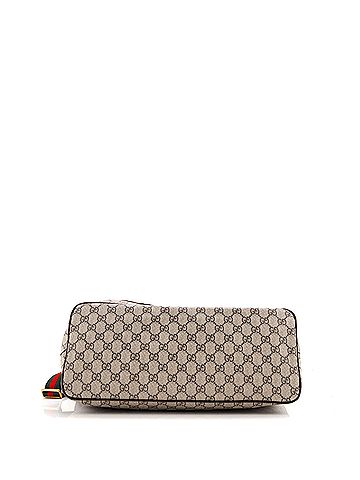 Gucci Courrier Convertible Soft Open Tote GG Coated Canvas with Applique Large (view 2)
