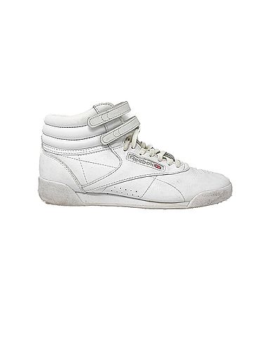 Reebok Sneaker Kids Reebok Freestyle Hi 59503 White Basketball Size 4 1/2 (view 1)