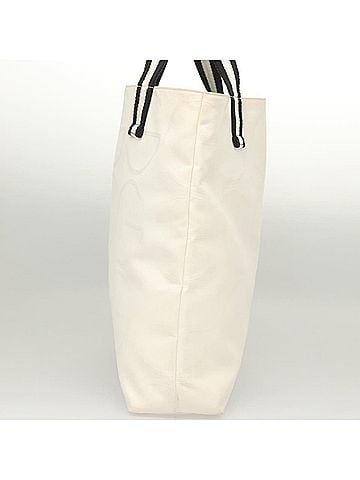 Gucci White Canvas Tote Bag (view 2)