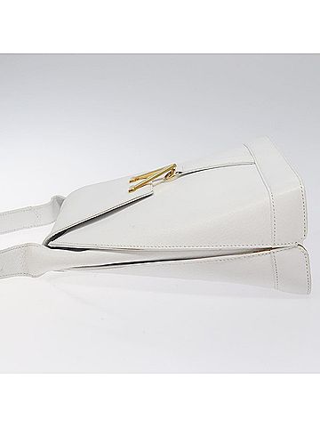 Valentino Garavani White Leather Handbag (view 2)