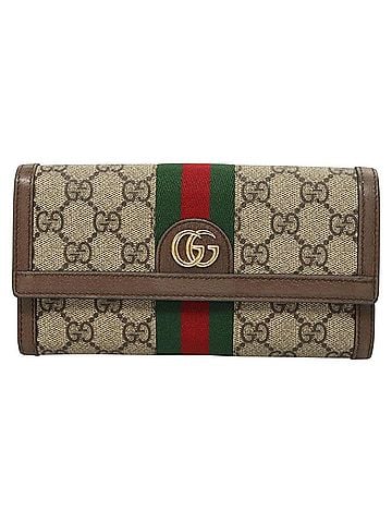 Gucci Ophidia Brown Canvas Wallet (view 1)