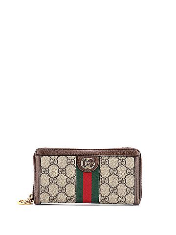 Gucci Ophidia Zip Around Wallet GG Coated Canvas (view 1)