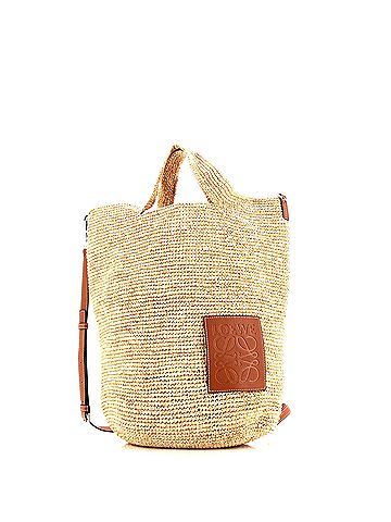Loewe Slit Tote Straw Large (view 1)