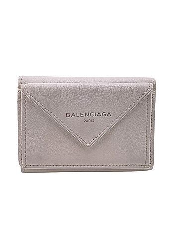 Balenciaga White Leather Wallet (Tri-Fold) (view 1)
