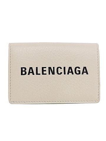 Balenciaga White Leather Wallet (Tri-Fold) (view 1)