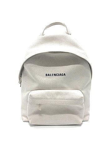 Balenciaga White Cloth Backpack (view 1)