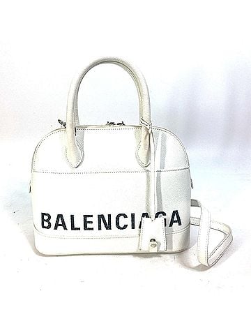 Balenciaga White Leather Handbag (view 1)