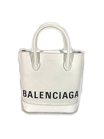 Balenciaga White Leather Shoulder Bag (view 1)