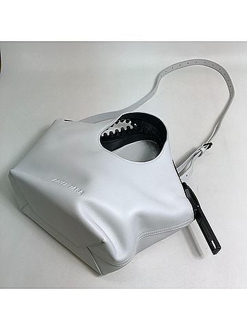Balenciaga White Leather Handbag (view 2)