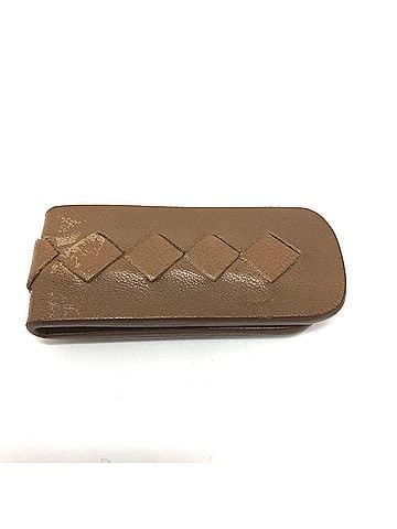 Bottega Veneta Brown Leather Money Clip (view 1)
