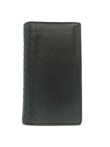 Bottega Veneta Intrecciato Black Intrecciato Coin Purse/Coin Case (view 1)