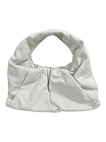 Bottega Veneta White Leather Shoulder Bag (view 1)