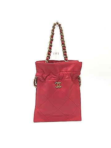 Chanel Pink Leather Handbag (view 1)