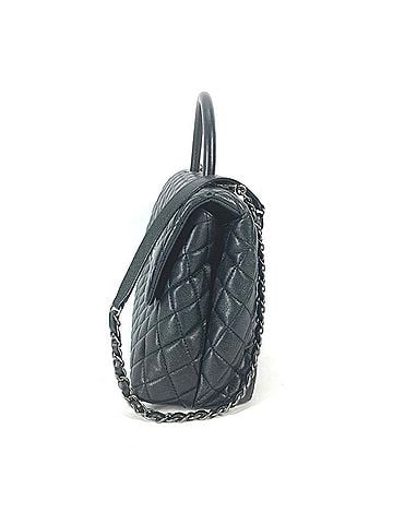 Chanel Black Leather Handbag (view 2)