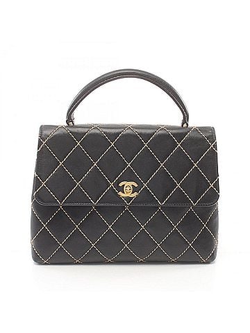 Chanel Black Leather Handbag (view 1)