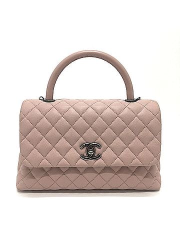 Chanel Pink Leather Handbag (view 1)