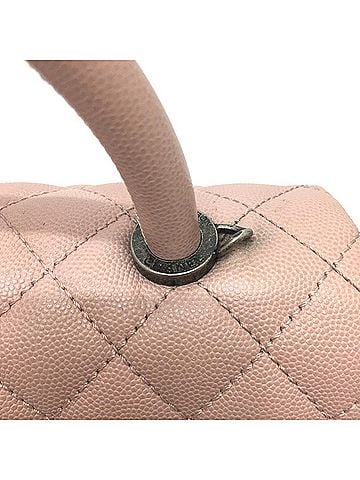 Chanel Pink Leather Handbag (view 2)