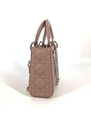 Dior Beige Leather Handbag (view 2)