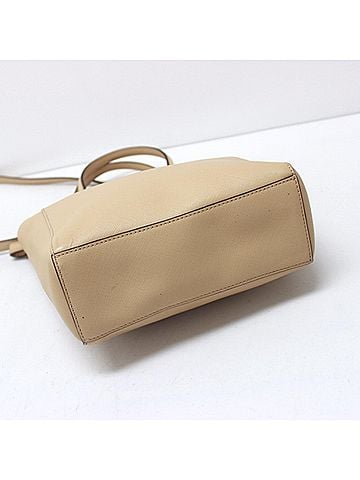 Coach Beige Leather Handbag (view 2)