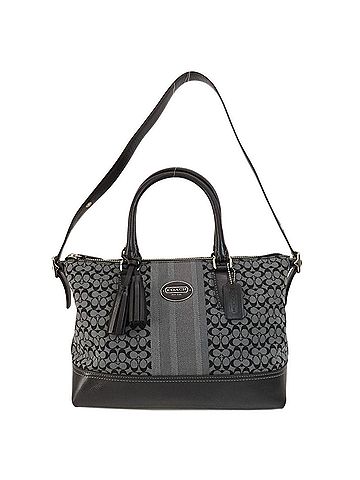 Coach Black Canvas Handbag (view 1)