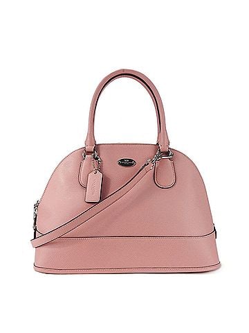 Coach Pink Leather Handbag (view 1)