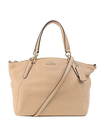 Coach Beige Leather Handbag (view 1)