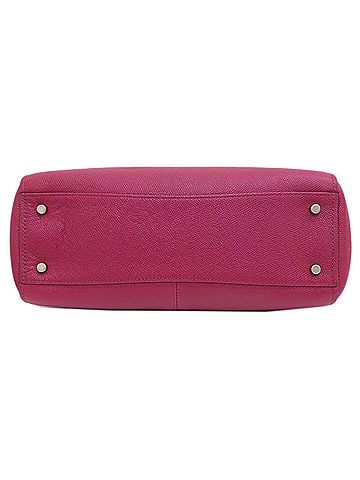 Coach Bordeaux Leather Handbag (view 2)