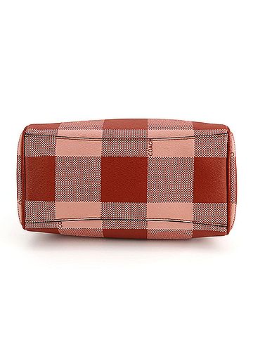 Coach Pink Red Color Leather Handbag (view 2)