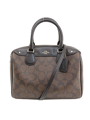 Coach Brown Pvc Handbag (view 1)