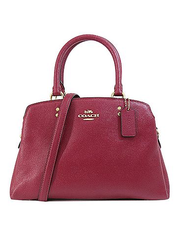 Coach Bordeaux Leather Handbag (view 1)