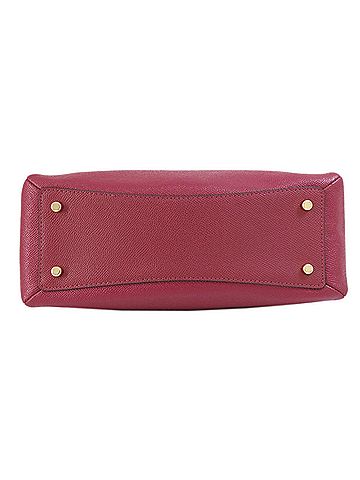 Coach Bordeaux Leather Handbag (view 2)