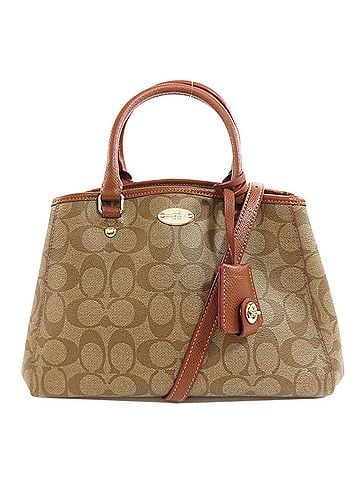 Coach Brown Pvc Handbag (view 1)