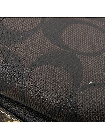 Coach Black Bordeaux Dark Brown Leather Handbag Shoulder Bag (view 2)