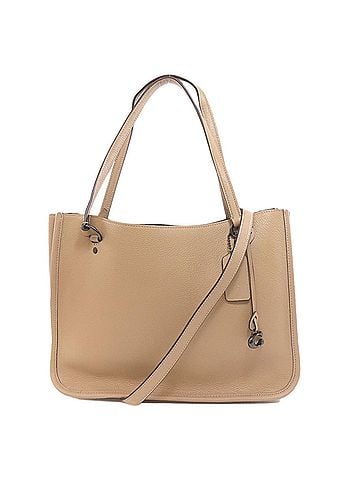 Coach Beige Leather Handbag (view 1)