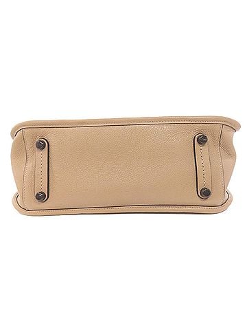 Coach Beige Leather Handbag (view 2)