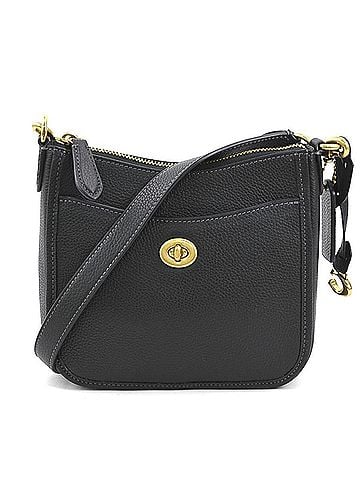 Coach Black Leather Shoulder Bag (view 1)
