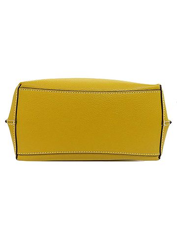 Coach Mustard Leather Handbag (view 2)