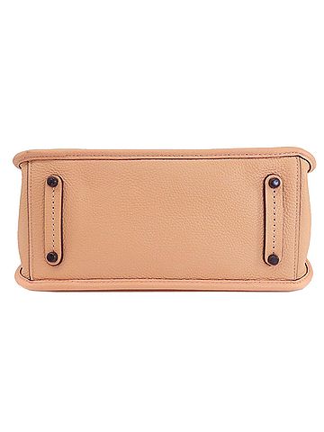 Coach Pink Leather Handbag (view 2)