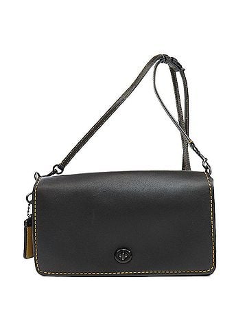 Coach Black Leather Shoulder Bag (view 1)