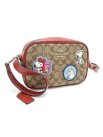 Coach Beige Brown Pvc Pochette Shoulder Bag (view 1)