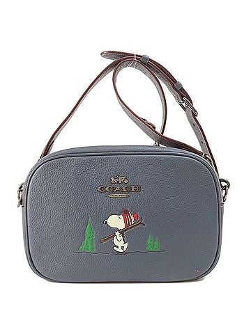 Coach Navy Leather Shoulder Bag (view 1)